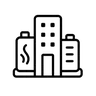 HVAC scent diffusion and commercial scenting technology icon